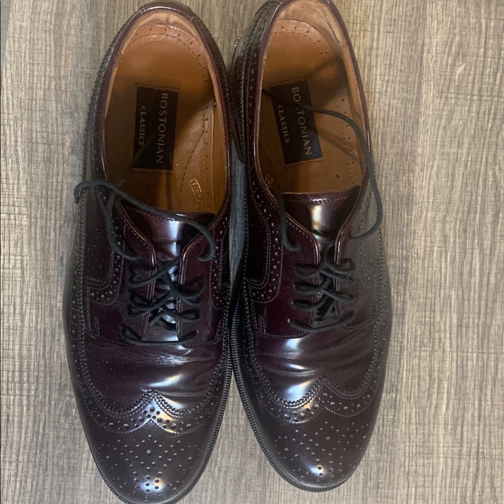 Bostonian Men's Dark Brown Leather Oxfords
